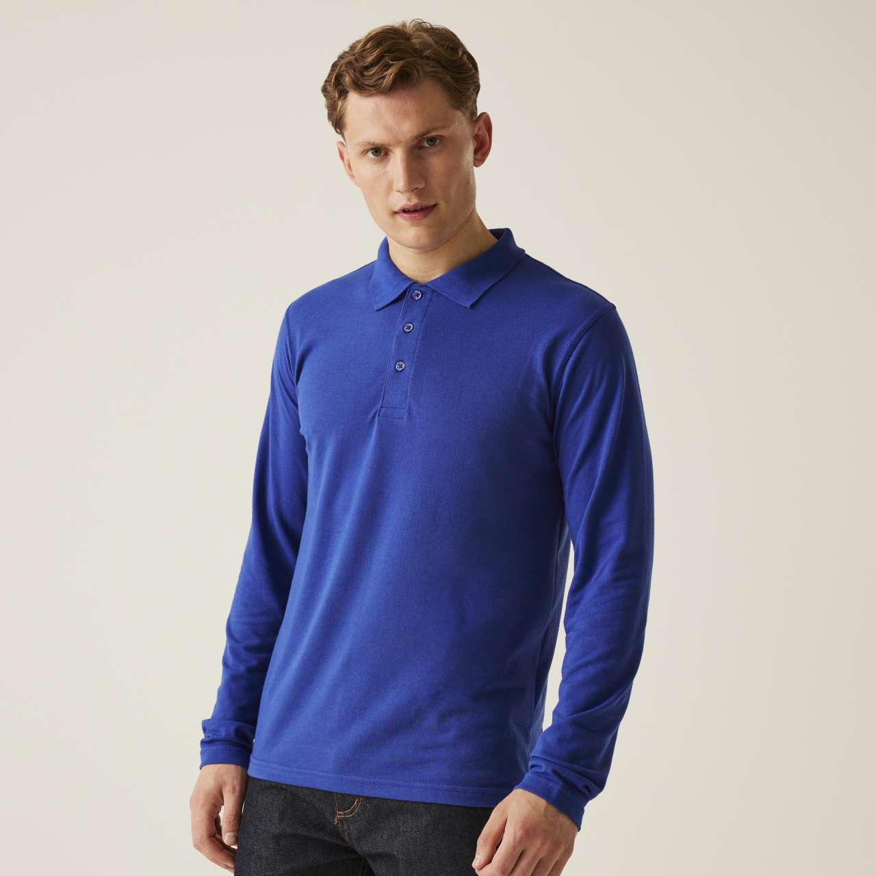PRO 65/35 LONG SLEEVE POLO SHIRT